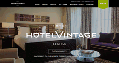 Desktop Screenshot of hotelvintage-seattle.com