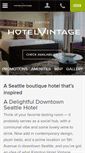 Mobile Screenshot of hotelvintage-seattle.com